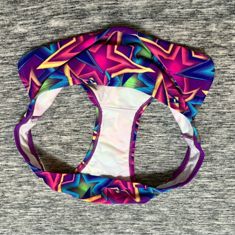 Fun Patterned Bikini Bathing Suit Size Ladies Small - Picture 5 of 7